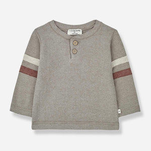 Tom Henley T-Shirt Taupe | 1+ in the Family