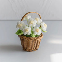 Crochet Floral Basket