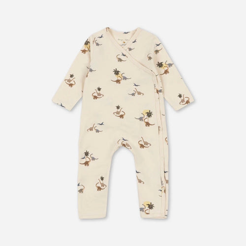 Basic Newborn Onesie Dinosaur Kubi | Konges Sløjd