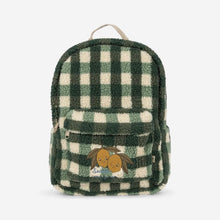 Jody Teddy Backpack Green Check | Konges Sløjd