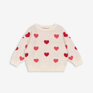 Lapis Sweater Duo Pink Heart | Konges Sløjd