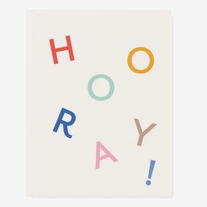 Hooray Letters Card