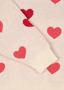 Lapis Sweater Duo Pink Heart | Konges Sløjd