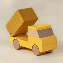 Wooden Construction Vehicle Dump Truck | Coco Village