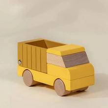 Wooden Construction Vehicle Dump Truck | Coco Village