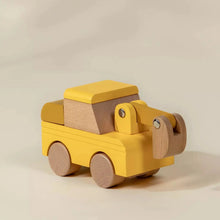 Wooden Construction Vehicle Excavator | Coco Village