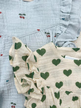Coco Romper Cherry Blue Coeur | Konges Sløjd