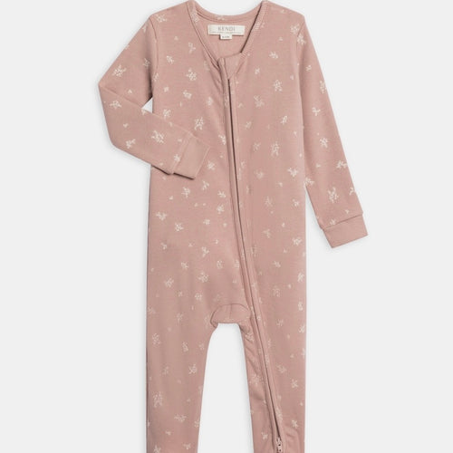 Kit Ribbed Zipper Sleeper Amaya Floral | Colored Organics