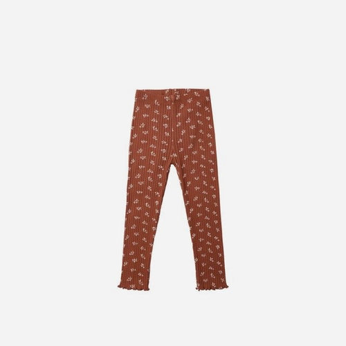 Ribbed Legging Ruby Ditsy | Rylee + Cru