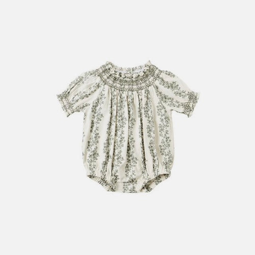 Ada Romper Green Vines | Rylee + Cru