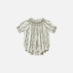 Ada Romper Green Vines | Rylee + Cru
