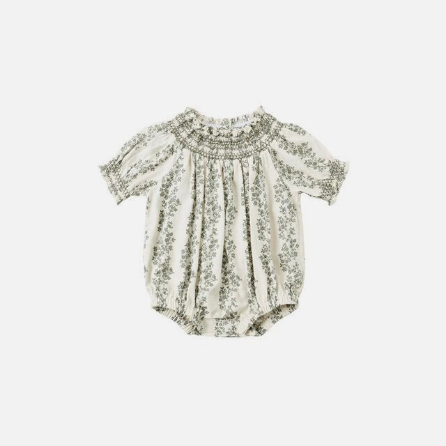Ada Romper Green Vines | Rylee + Cru