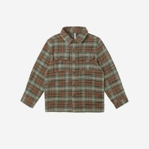 Pocketed Flannel Shirt Holiday Plaid | Rylee + Cru