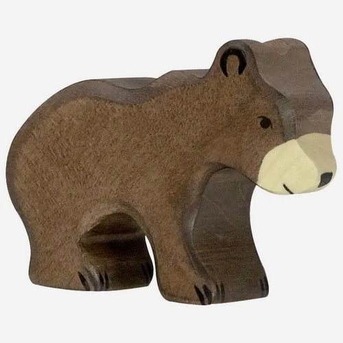 Wooden Brown Bear Small
