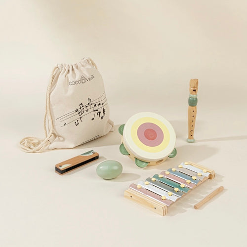 Wooden Musical Instrument Set