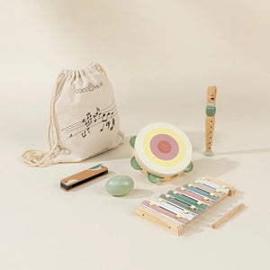 Wooden Musical Instrument Set