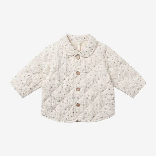 Quilted Jacket Bluebell | Quincy Mae