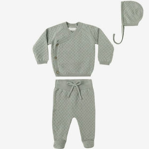 Knit Wrap Top + Pant Set Fern | Quincy Mae