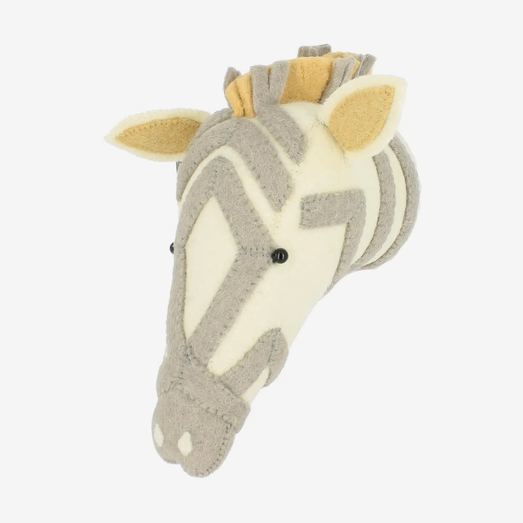 Noah's Ark MIni Zebra Head | Fiona Walker England
