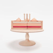 Wooden Cake on Stand Pink | Sabo Concept