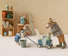 Wagon Mouse Blue | Maileg