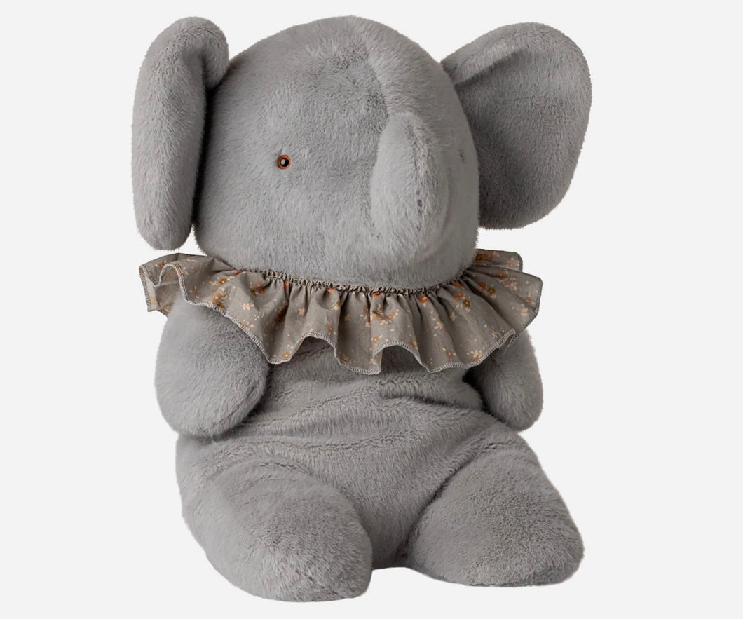 Elephant Plush Big Blue Grey | Maileg