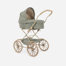 Cheeky Doll Pram Smoke Pine Check | Konges Sløjd