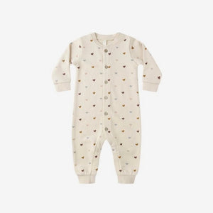 Button Down Jumpsuit Hearts | Rylee + Cru