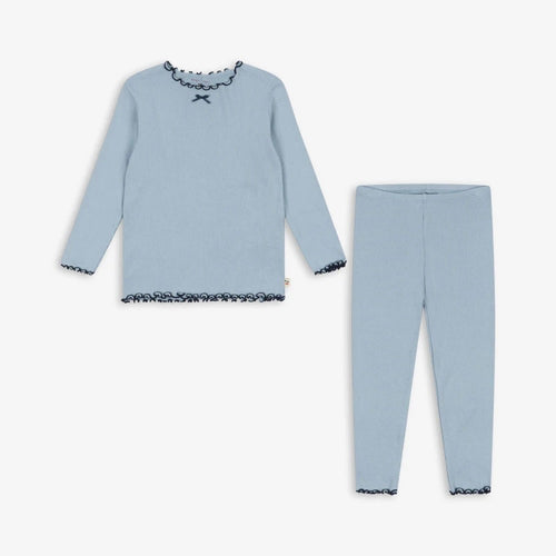 Rivi Rib Set Blue Fog | Konges Sløjd