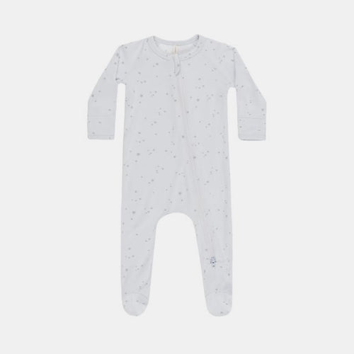 Modal Zip Footie Stars Fog | Quincy Mae