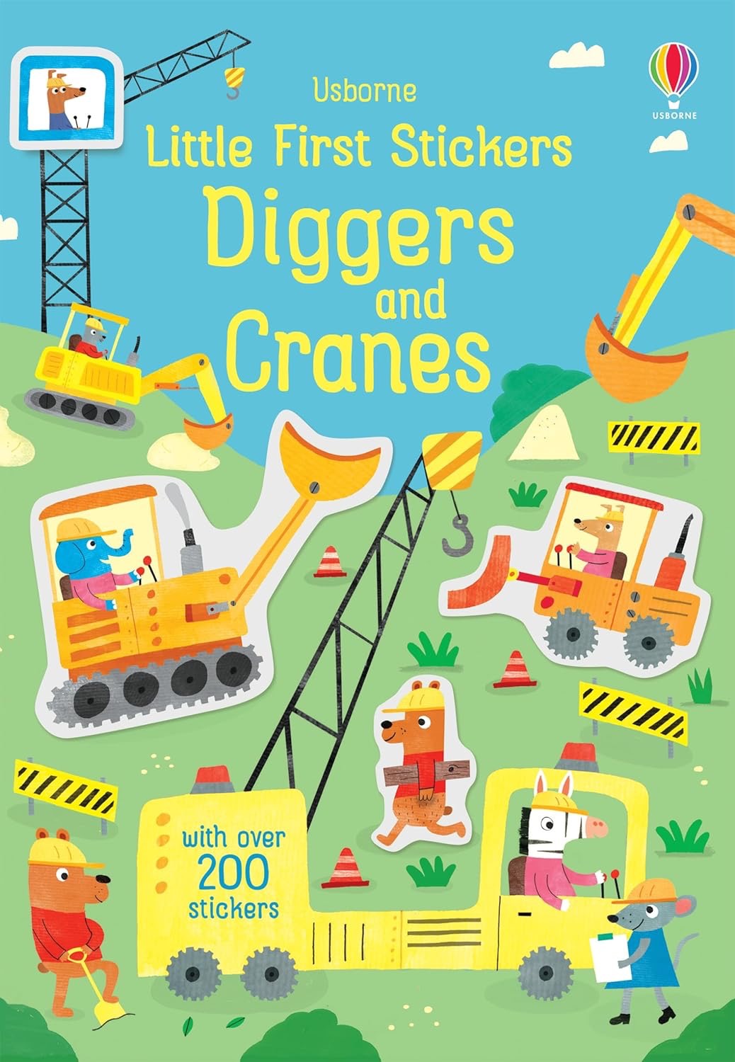 Little First Stickers Diggers & Cranes