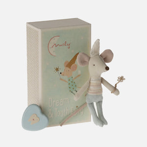 Tooth Fairy Mouse Little Bother in Matchbox | Maileg