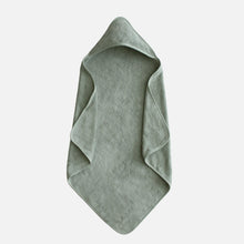 Organic Hooded Towel Moss