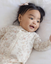 Zip Long Sleeve Sleeper Footie Floral Vine | Quincy Mae