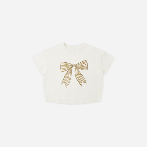 Boxy Tee Bow | Rylee + Cru