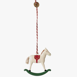 Ornament Metal Rocking Horse | Maileg