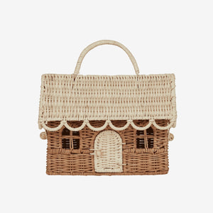 Rattan Gingerbread Casa Clutch | Olli Ella