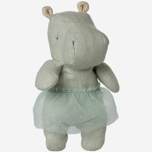 Hippo Small Light Mint w/ Ballerina Tutu | Maileg