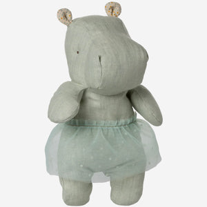 Hippo Small Light Mint w/ Ballerina Tutu | Maileg