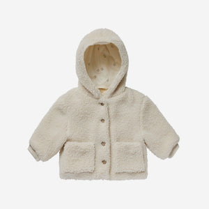 Shearling Baby Coat Natural | Rylee + Cru