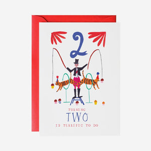 Two Tigers Birthday Card