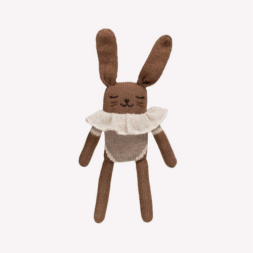 Bunny Knit Toy Oat Bodysuit | Main Sauvage