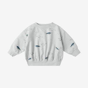 Relaxed Fleece Sweatshirt Narwhals | Quincy Mae