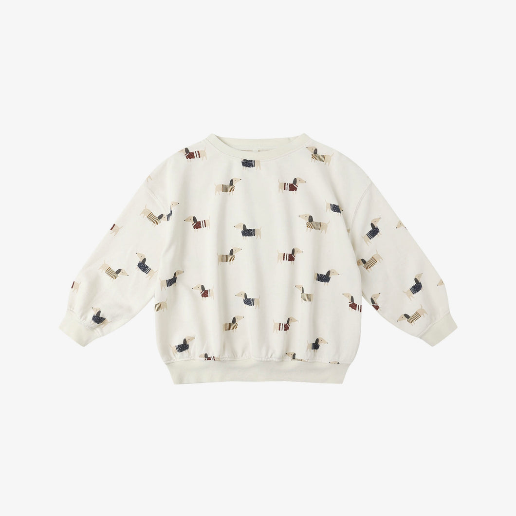 Relaxed Sweatshirt Dachshund | Rylee + Cru