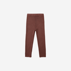 Ribbed Legging Burgundy | Rylee + Cru