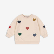 Lou Terry Sweatshirt Hearts | Konges Sløjd