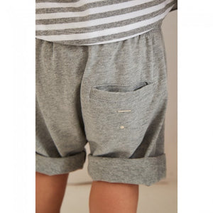 Organic Shorts Grey Melange
