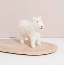 Hand Felted White Sheep