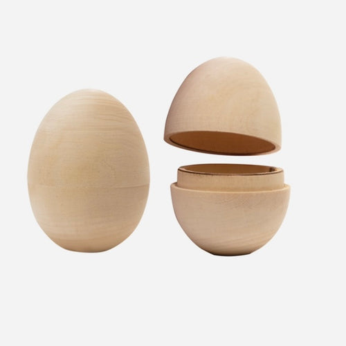 Hollow Wooden Egg