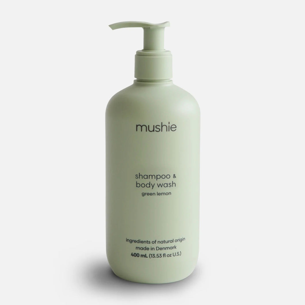 Mushie Organic Shampoo & Body Wash Green Lemon